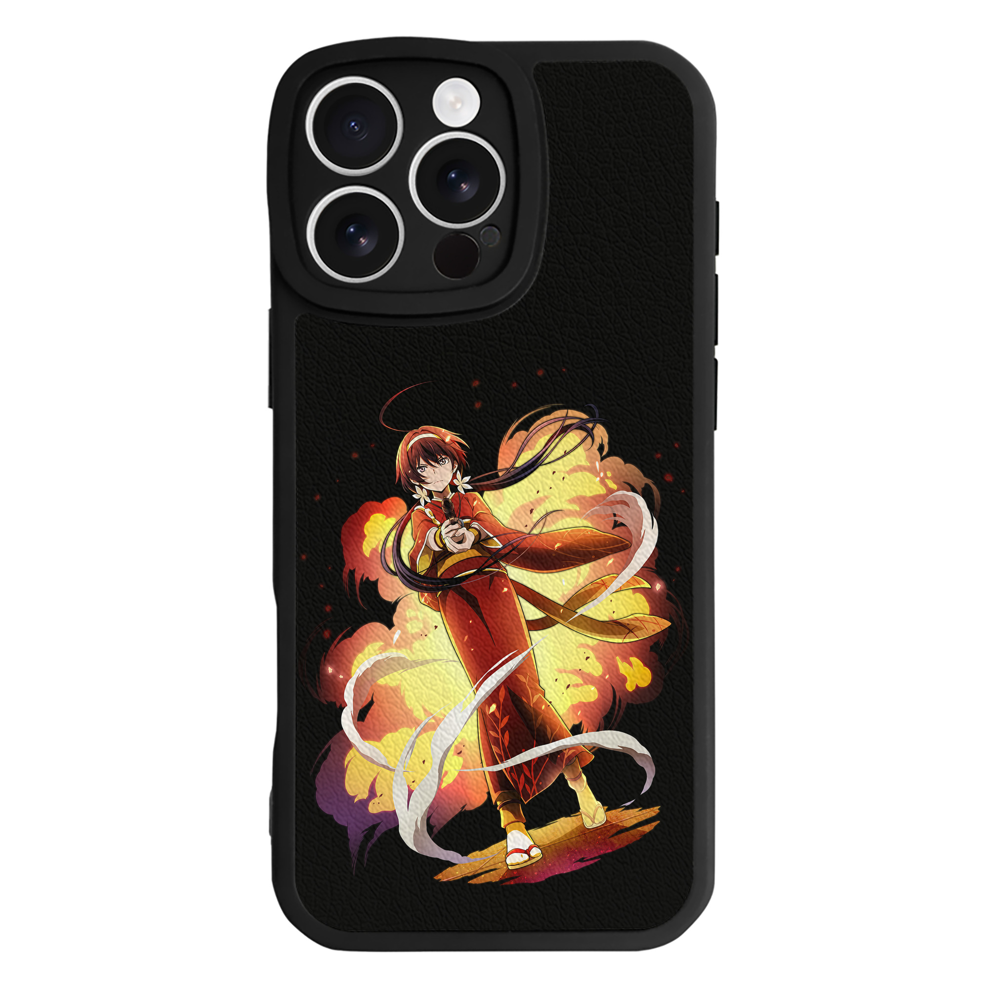 （画像用） 文豪ストレイドッグス Bungo Stray Dogs 【iPhone 16シリーズ対応】シリコンスマホケース（レザー調） 材質：シリコン